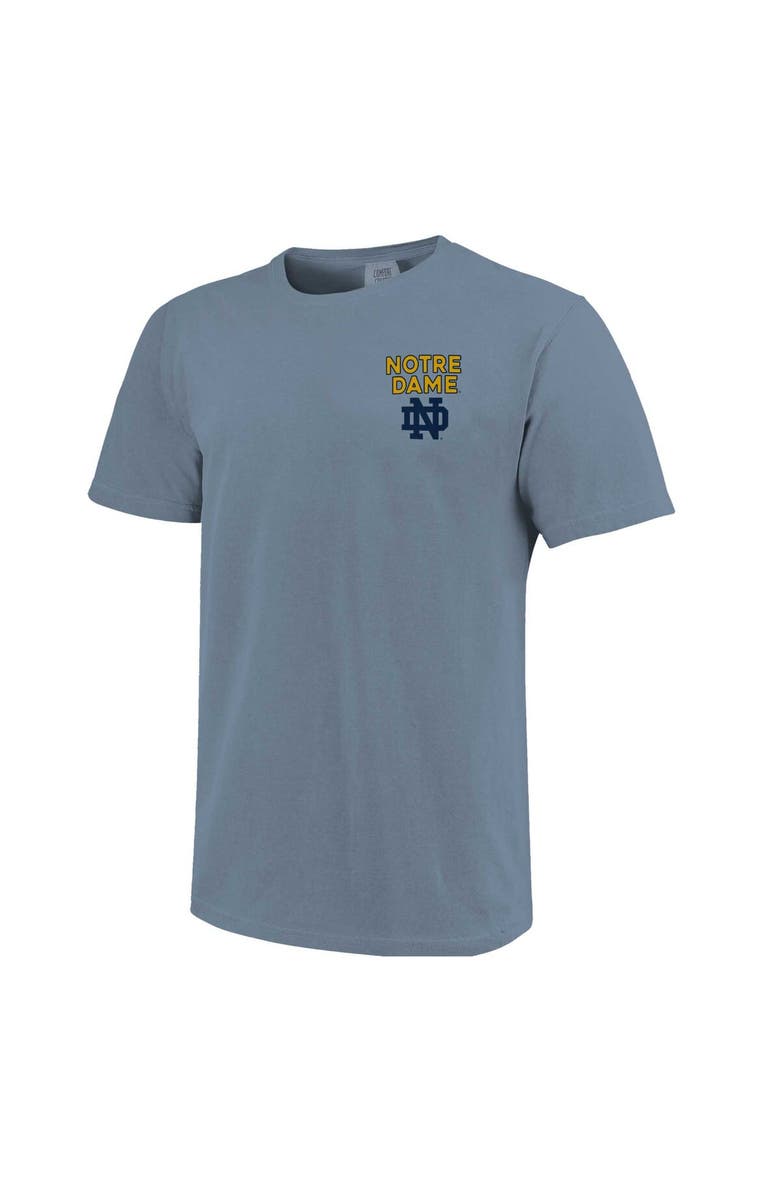 IMAGE ONE Unisex Light Blue Notre Dame Fighting Irish Hyper Local Campus River T-Shirt, Alternate, color, 