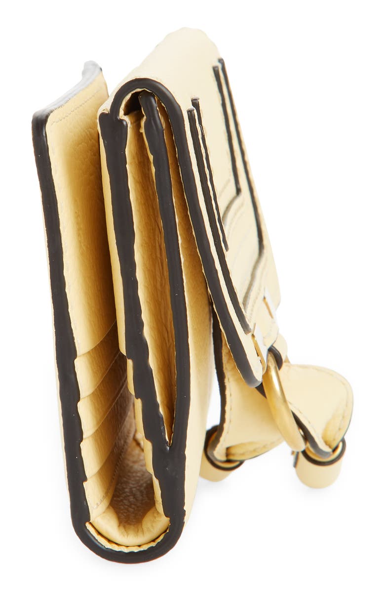 Chloé Marcie Leather French Wallet, Alternate, color,