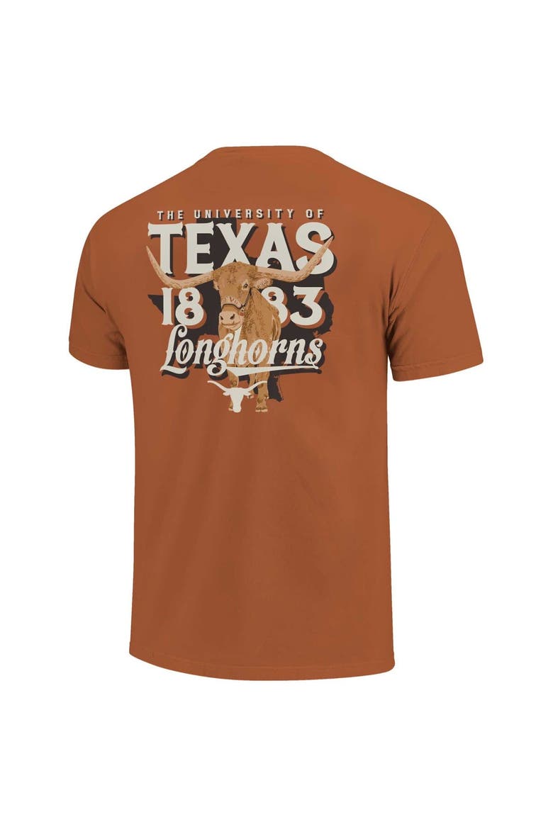 Unisex  Burnt Orange Texas Longhorns Bevo State Hyper Local Comfort Colors T-Shirt, Alternate, color, Burnt Orange