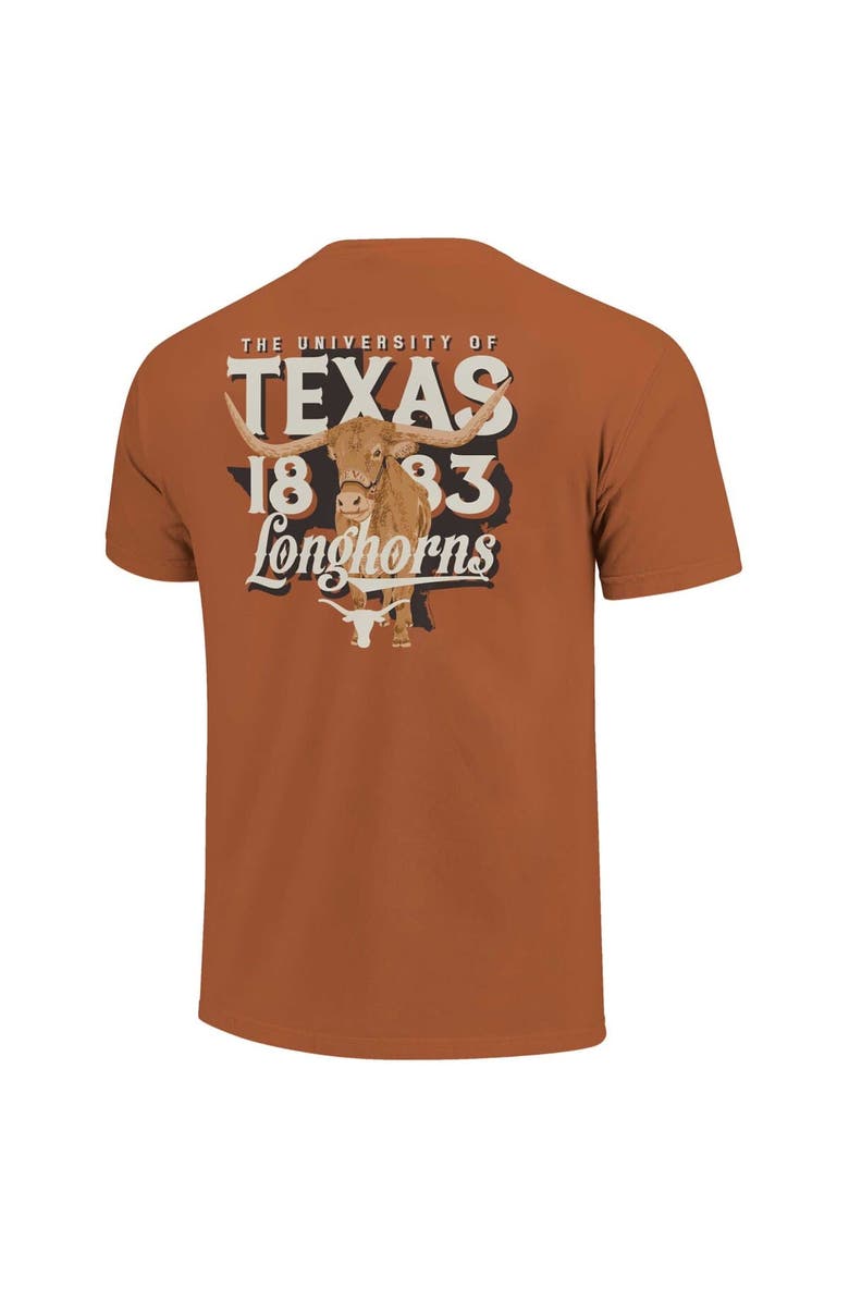 IMAGE ONE Unisex  Burnt Orange Texas Longhorns Bevo State Hyper Local Comfort Colors T-Shirt, Alternate, color, 