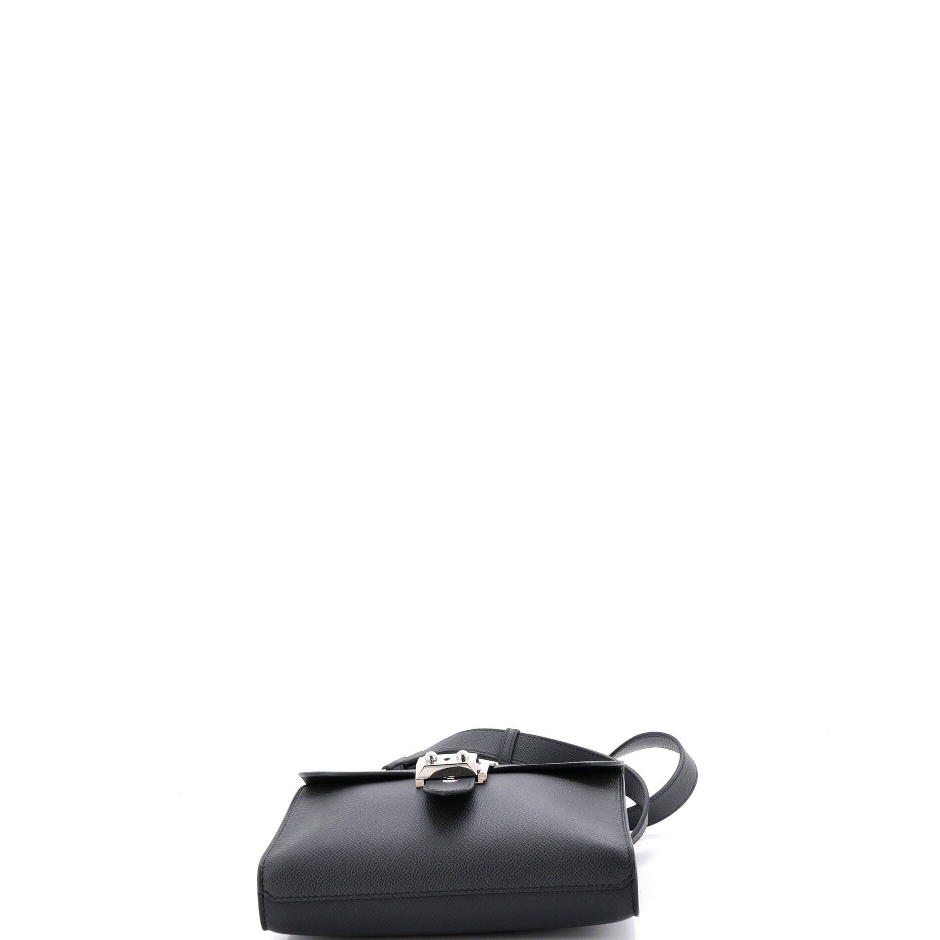 Pre-Owned Hermes Sac a Depeches Messenger Bag Epsom 21, Alternate, color, Plomb