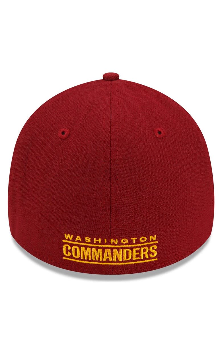 New Era Men's New Era Burgundy Washington Commanders Team Classic 39THIRTY Flex Hat, Alternate, color, Burgundy