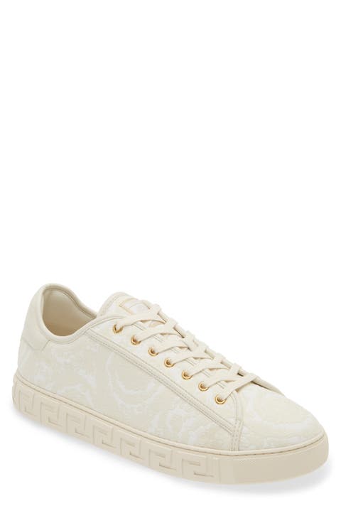 Barocco Greca Low Top Sneaker (Men)