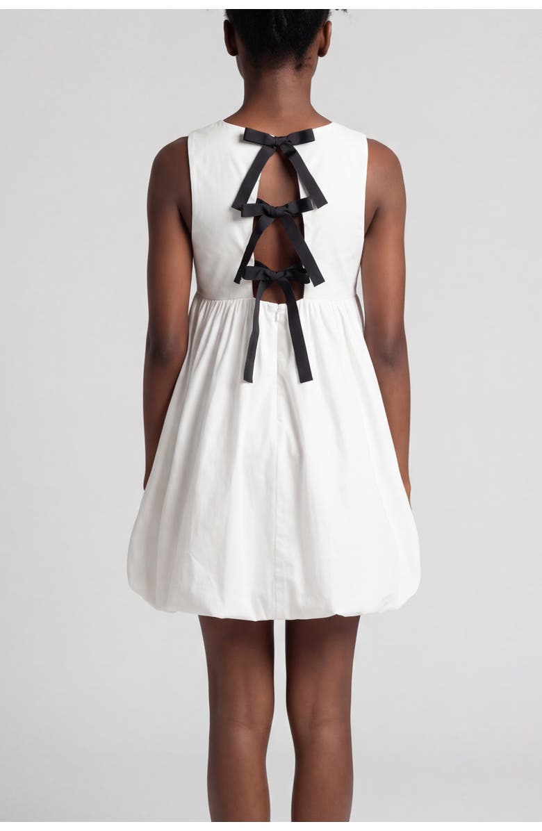 nuaje nuaje Brea Tie Back Bubble Dress, Alternate, color, White