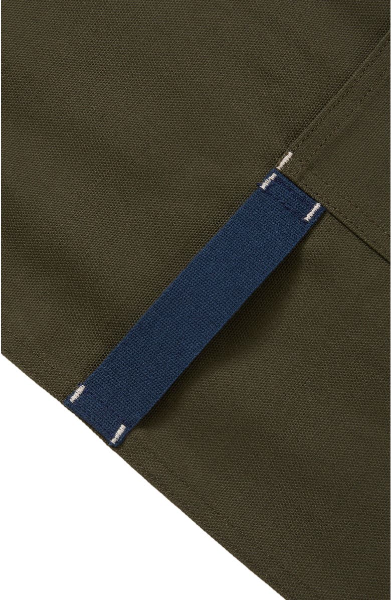 Hedley & Bennett The All Day Crossback Apron - Olive Green Navy Straps, Alternate, color, Olive