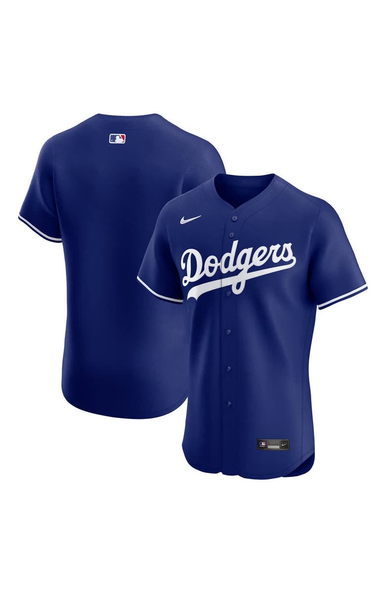 Nike Men's Nike Royal Los Angeles Dodgers Alternate 2 Elite Jersey, Main, color,