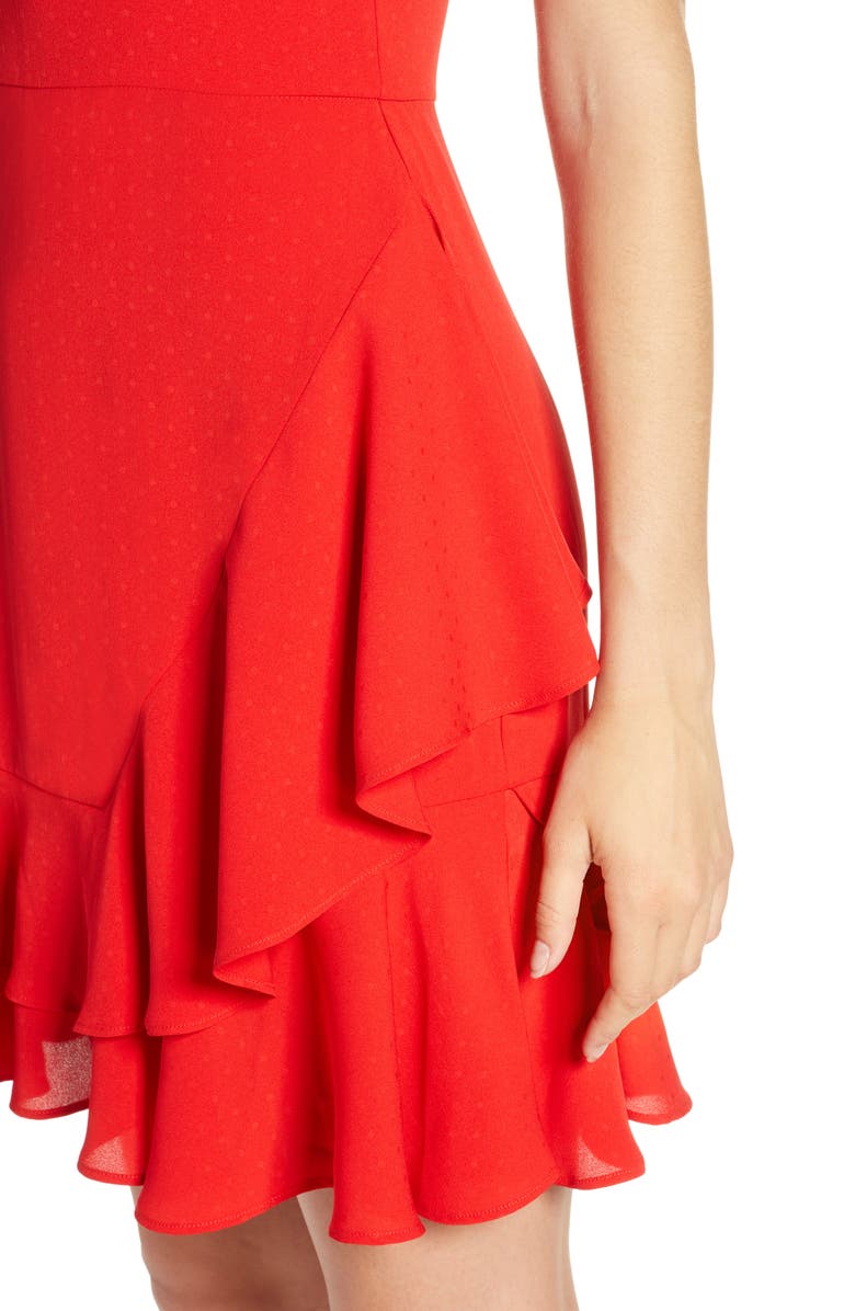 Cooper St Atomic Ruffle Hem Minidress, Alternate, color, 