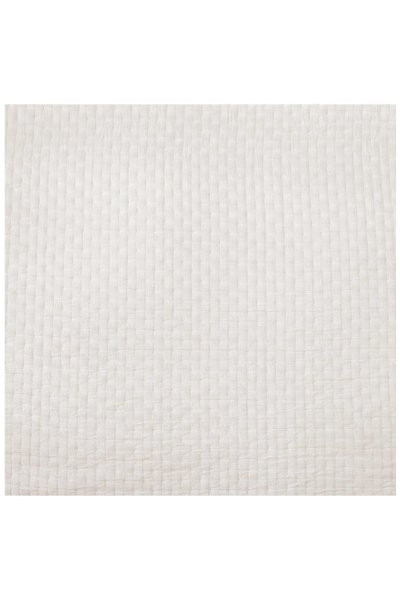 Ventura Pick Stitch Quilt & Sham Set, Alternate, color, IVORY