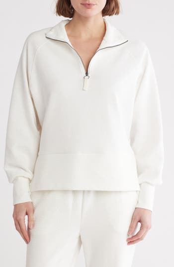Balance Collection Tessa Quarter Zip Pullover In Sugar Swizzle