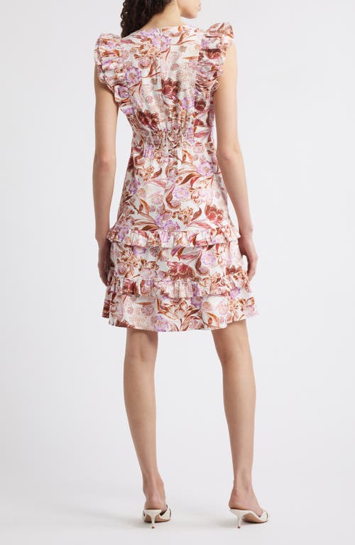 ELIZA J ELIZA J RUFFLE TIERED PINTUCK DRESS 
