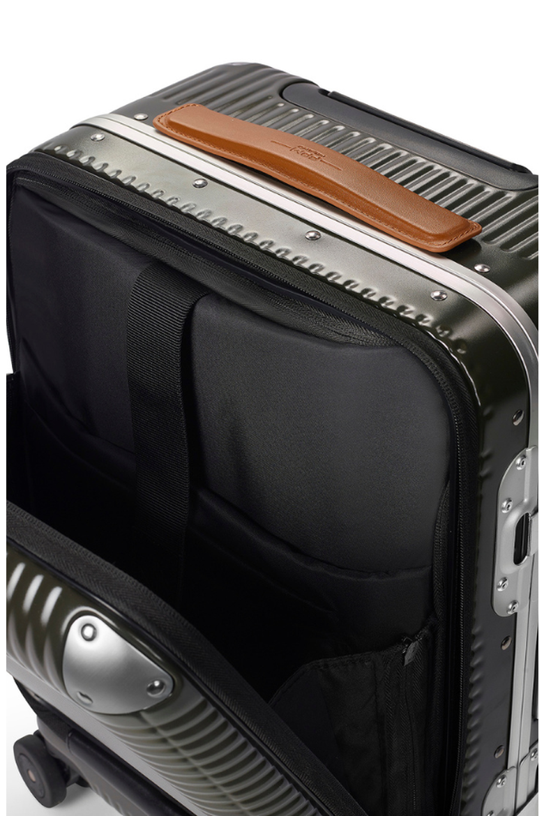 Bank Light Spinner 53 Front Pocket Luggage, Alternate, color, Moss Green