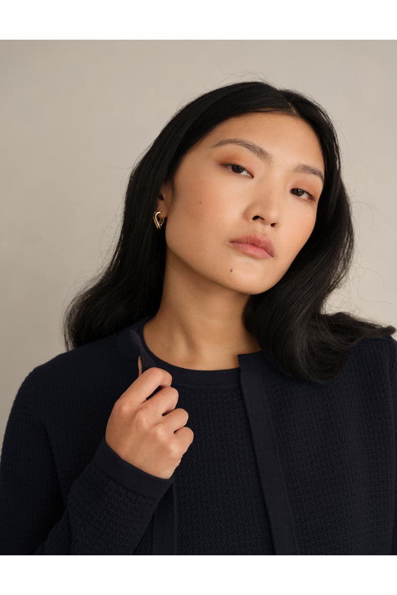 Petra Knitted Jacket, Alternate, color, Hobbs Navy