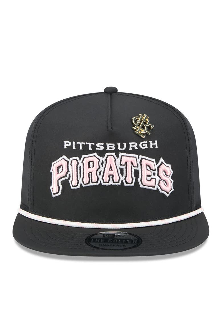 Men's New Era  Black Pittsburgh Pirates 2025 Big League Chew Golfer Snapback Hat, Alternate, color, Black