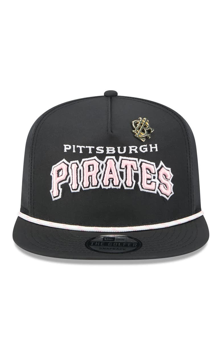 New Era Men's New Era  Black Pittsburgh Pirates 2025 Big League Chew Golfer Snapback Hat, Alternate, color, Black