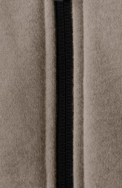 Beyond Yoga Every Body Cotton Blend Zip Hoodie In Brown