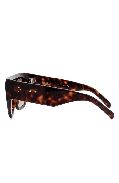 Celine Chunky Rectangle Acetate Sunglasses