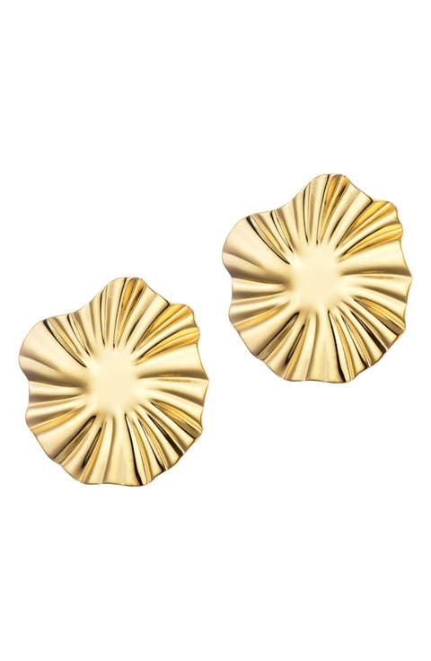 Sunray Round Earrings