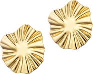 Adornia Sunray Round Earrings