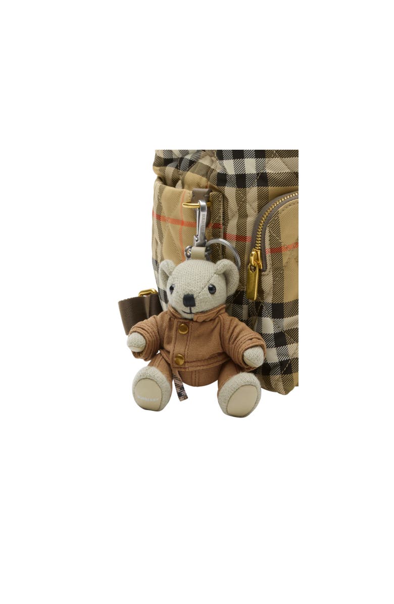Burberry Thomas Bear Charm, Alternate, color, Multicolour