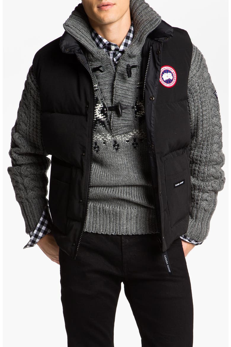 'Freestyle' Vest, Main, color, BLACK