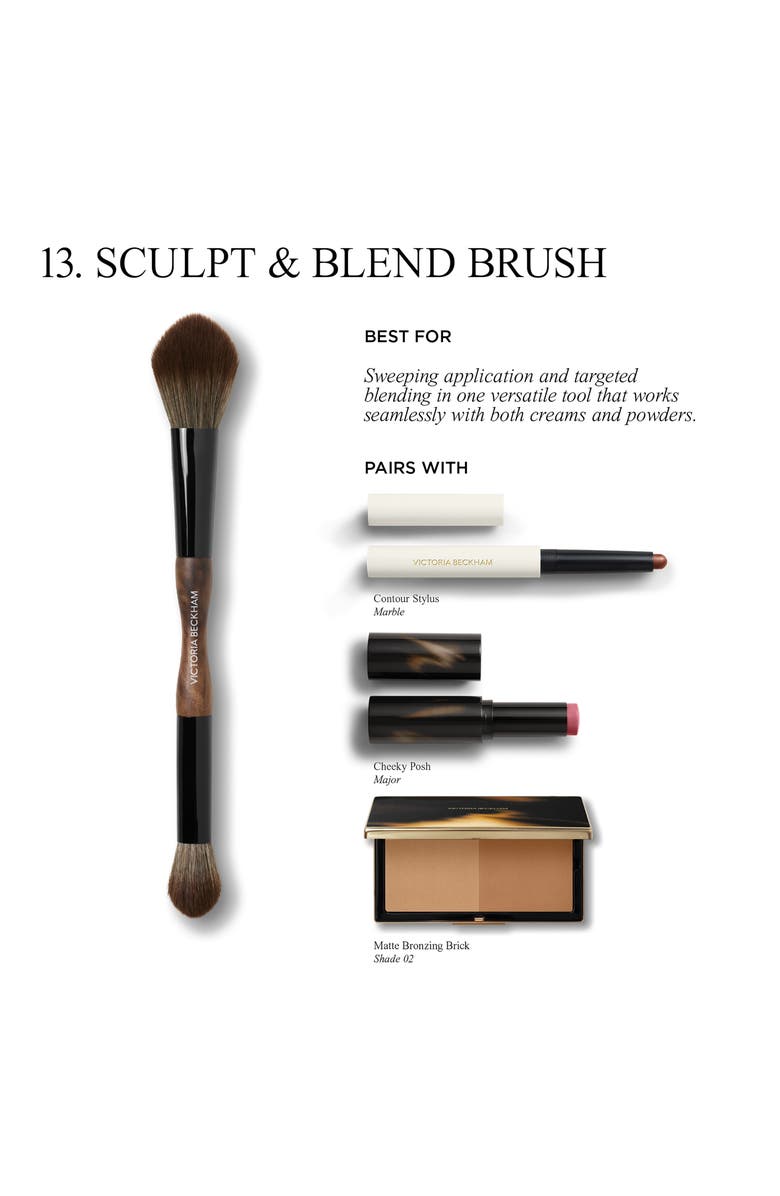 Victoria Beckham Sculpt & Blend Brush, Alternate, color, 