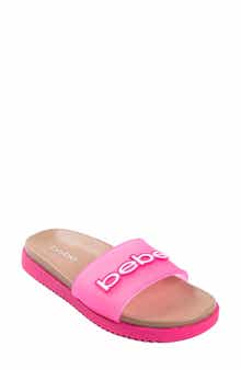 bebe Translucent Slide Sandal