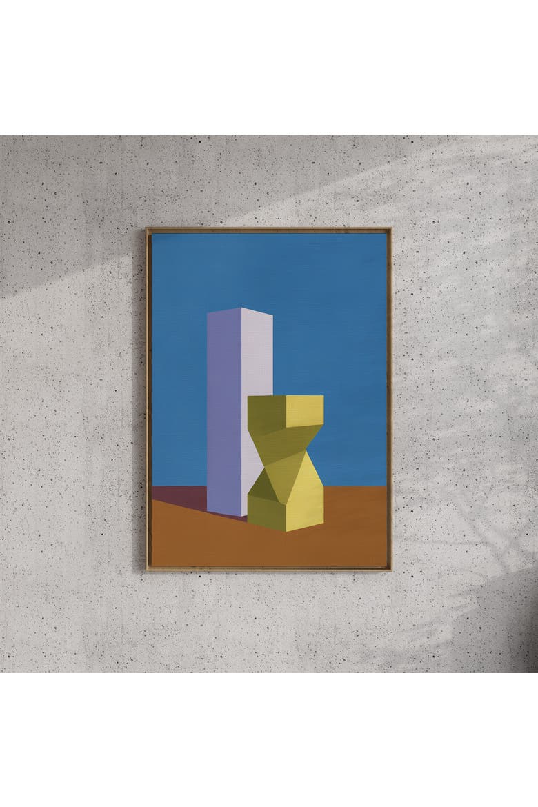 Form and Structure No. 05 Geometric Abstract Art Print, Alternate, color, Unframed - 12x16