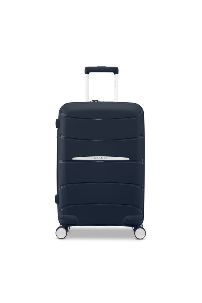 Outline Pro 21" Carry On Spinner Luggage, Main, color, Midnight Blue