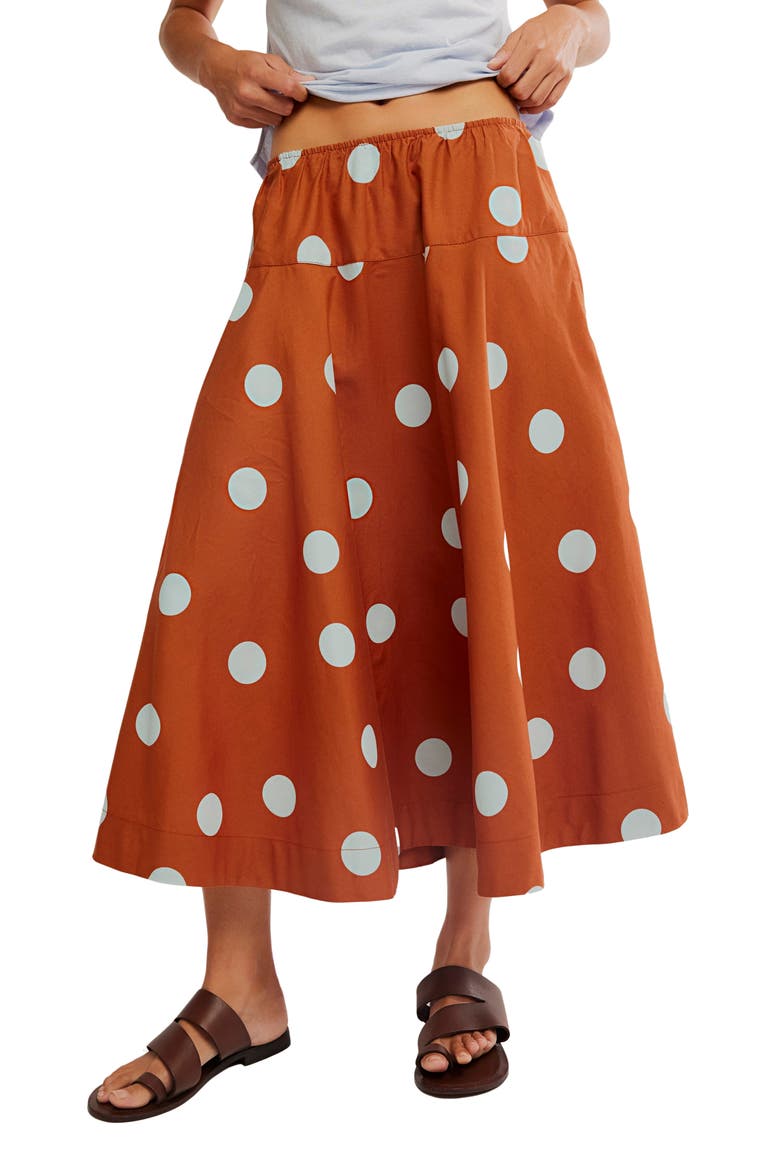Betty Drop Waist Maxi Skirt, Main, color, SUGAR ALMOND COMBO