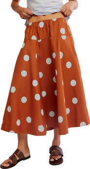 Free People Betty Drop Waist Maxi Skirt