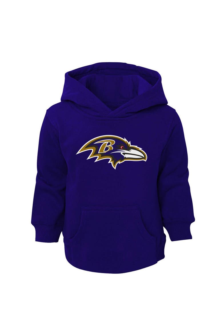 Toddler Purple Baltimore Ravens Logo Pullover Hoodie, Main, color, Purple
