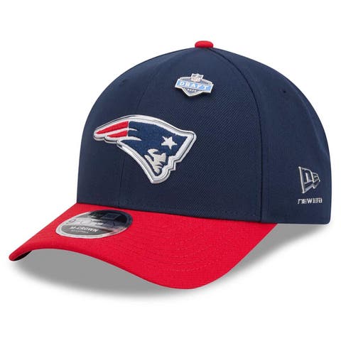 Men's New Era  Navy/Red New England Patriots 2026 NFL Draft 9FORTY M-Crown Adjustable Hat