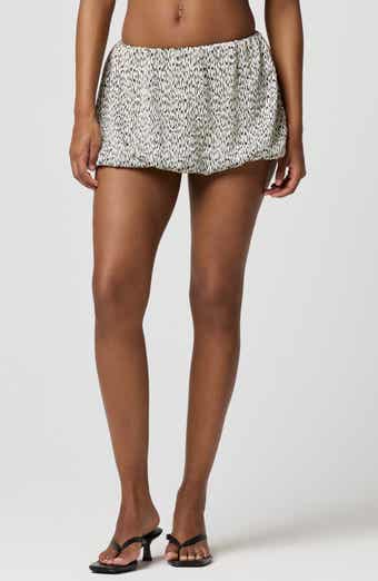 Silky Satin Bubble Skirt