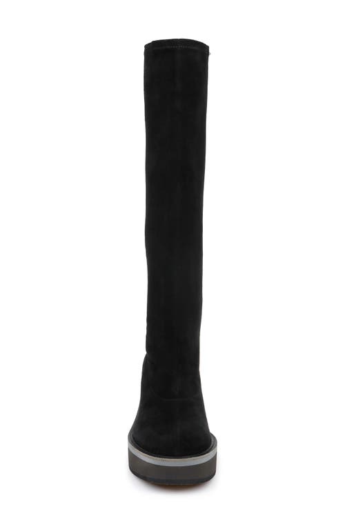 CLERGERIE CLERGERIE ANKI LEATHER KNEE-HIGH PLATFORM BOOT
