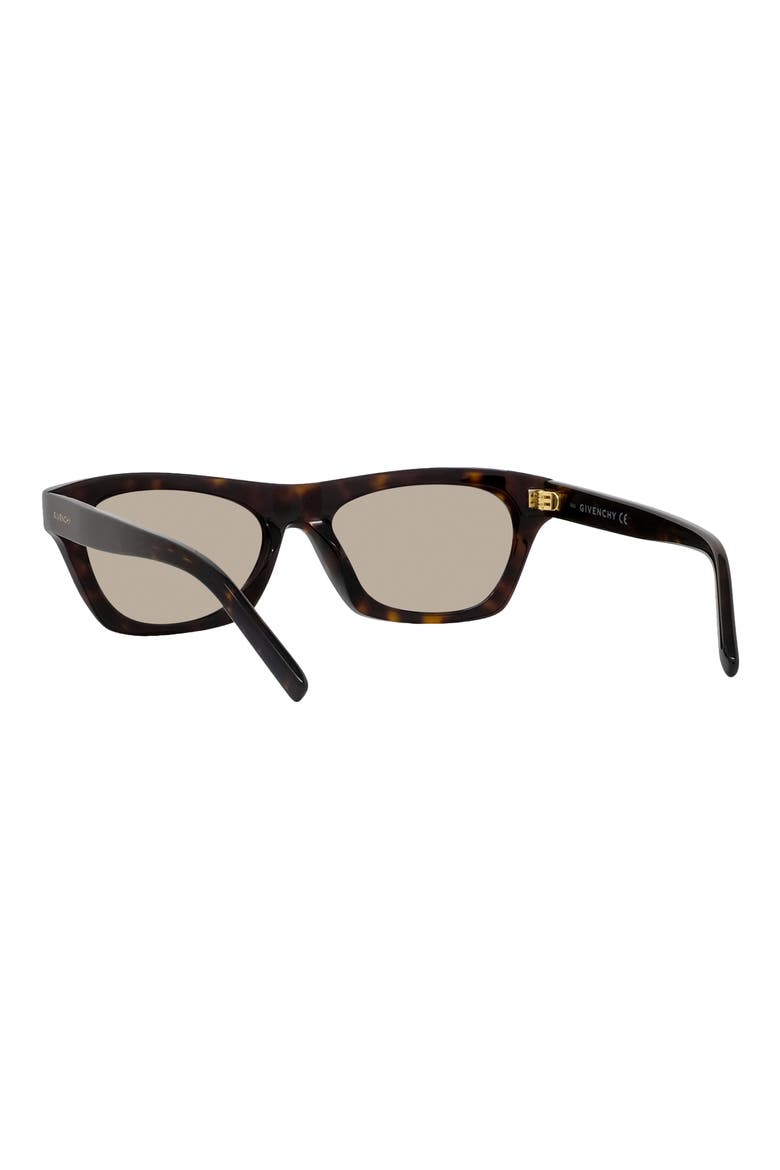 Day 55mm Square Sunglasses, Alternate, color, DARK HAVANA / GREEN