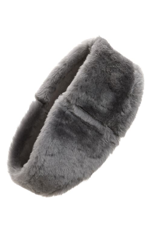 Ugg ® Genuine Shearling Headband In Gray