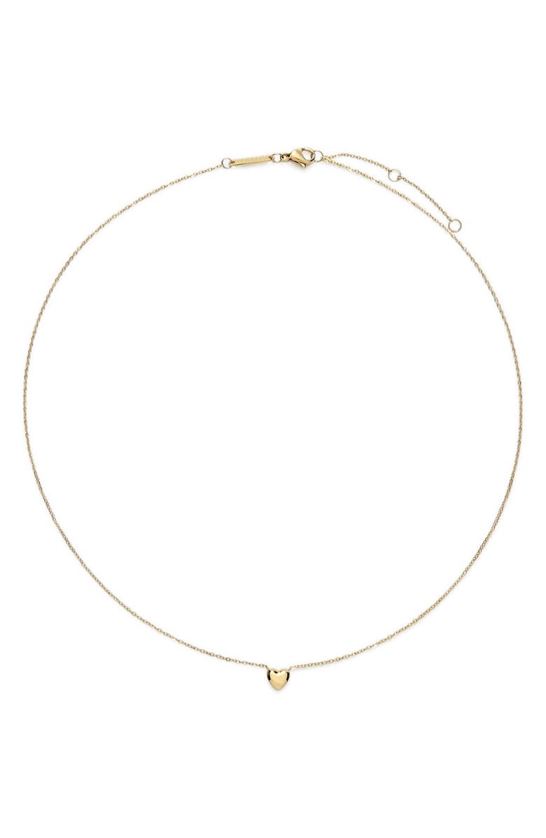 D.LOUISE Mini Heart Pendant Necklace, Main, color, Gold