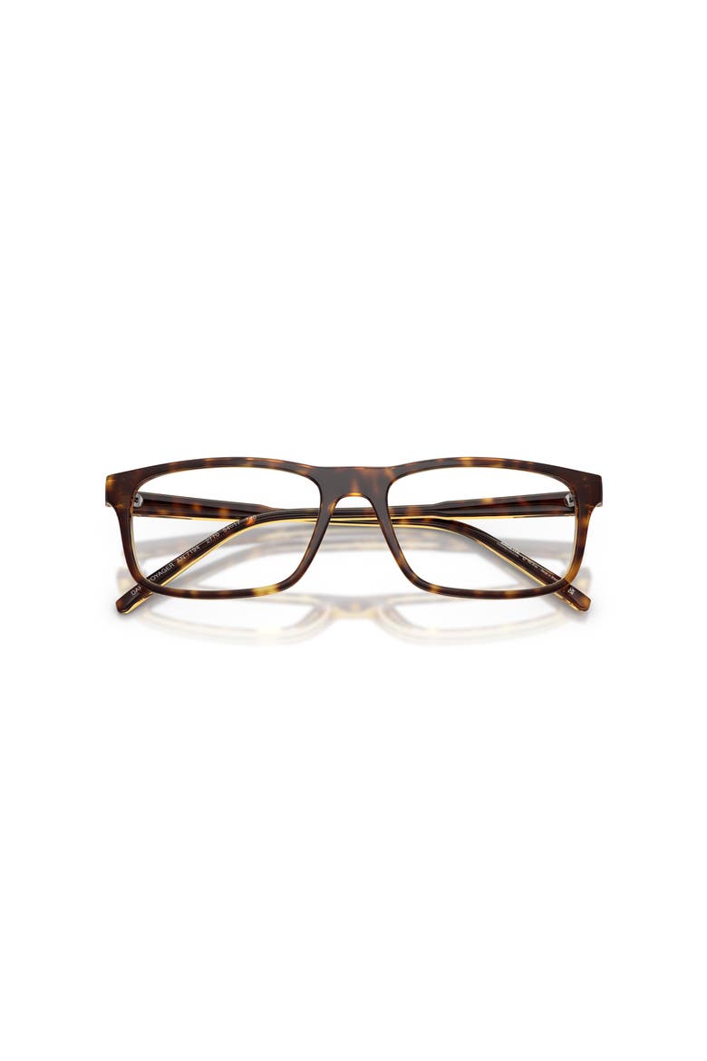 54mm Rectangle optical glasses, Alternate, color, Brown