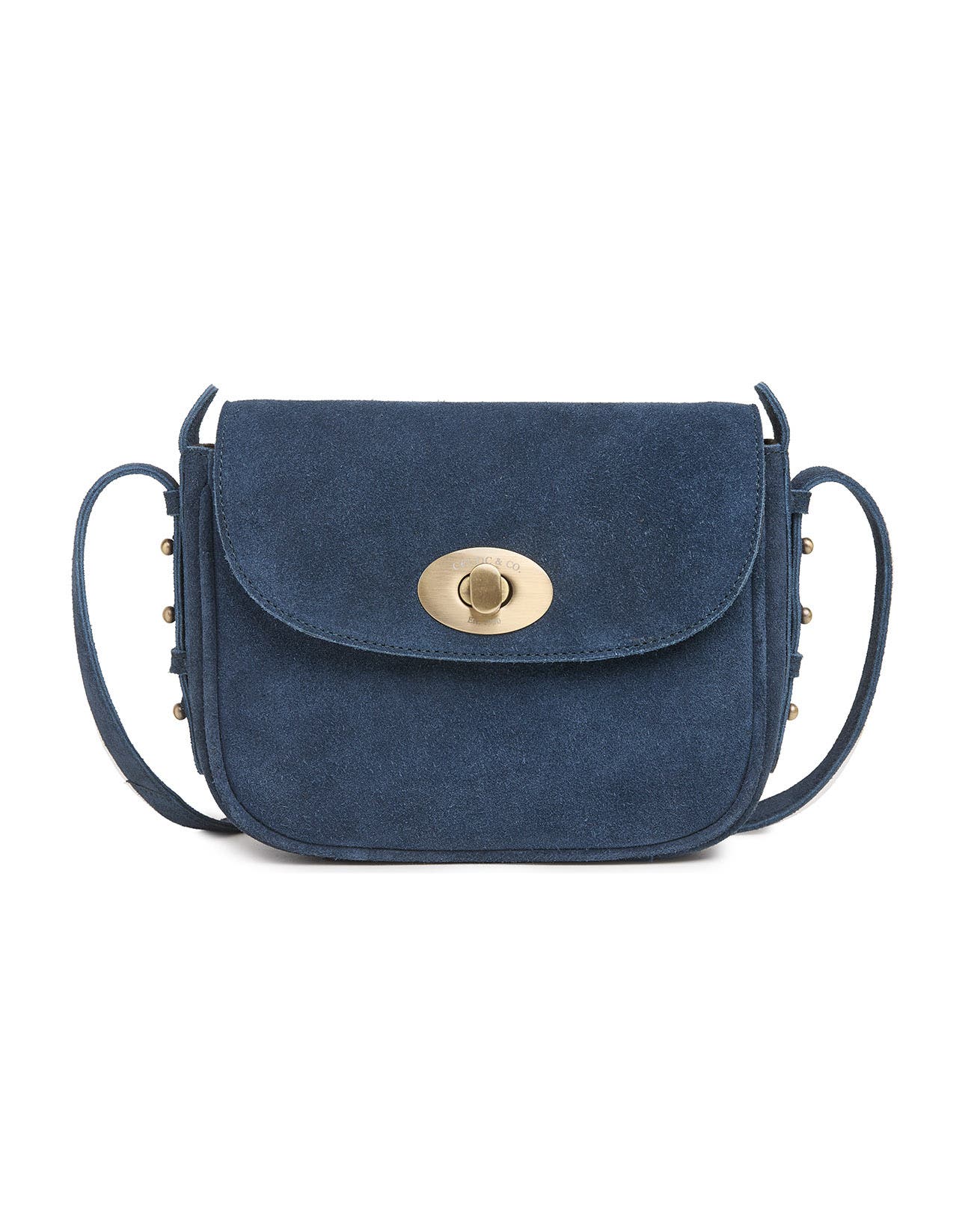 Celtic & Co. Twist Lock Mini Cross Body Bag, Alternate, color, Navy