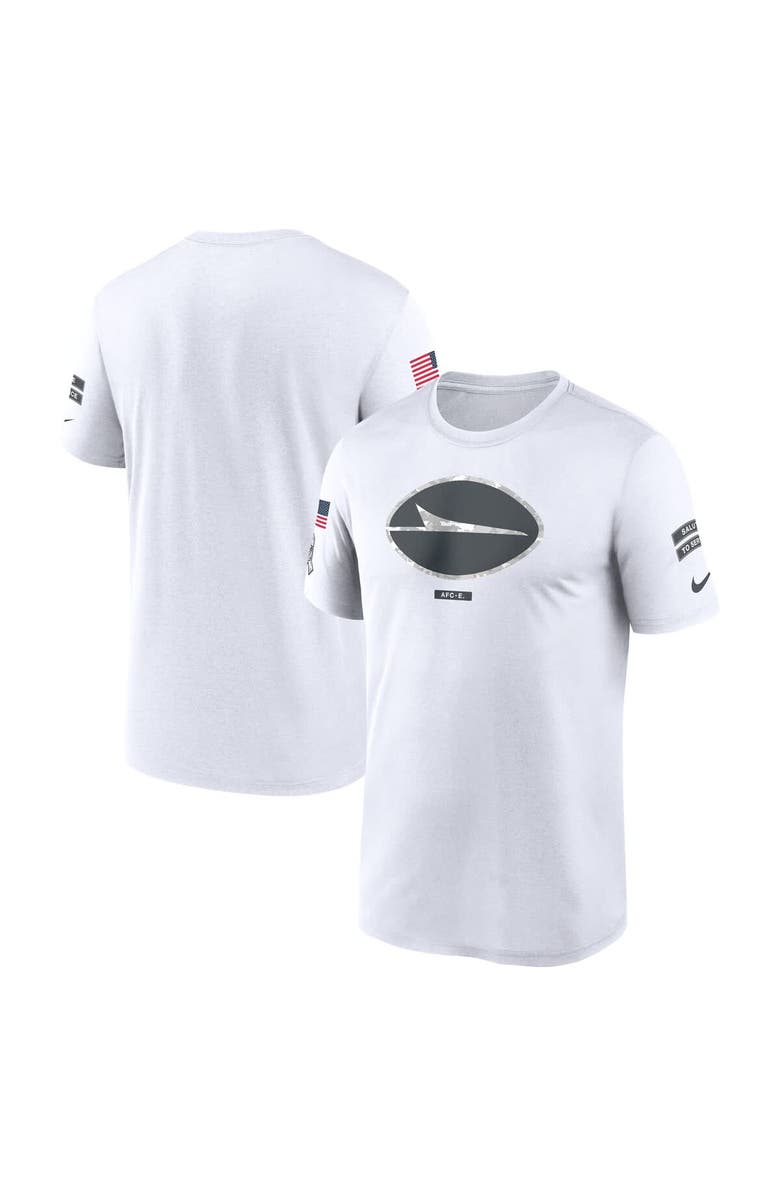 Nike Men's Nike White New York Jets 2024 Salute To Service Legend Performance T-Shirt, Alternate, color, White