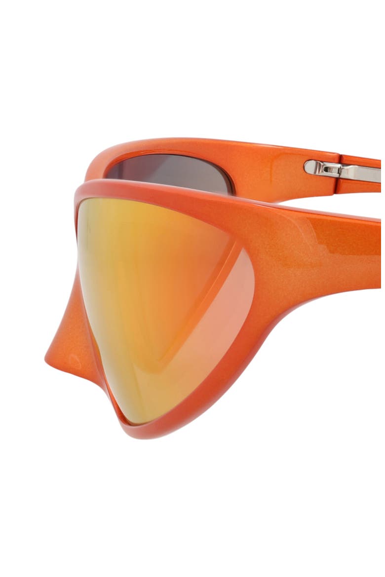 70mm Wraparound Sunglasses, Alternate, color, RED RED RED