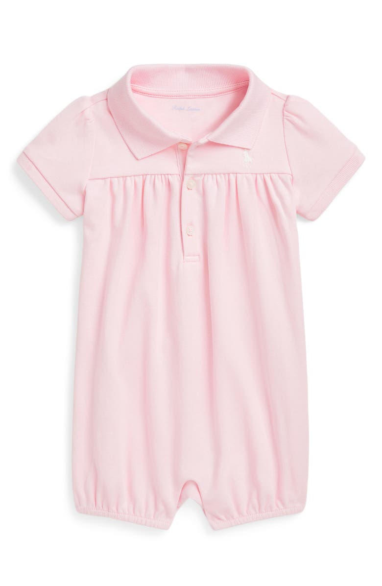 Ralph Lauren Cotton Bubble Romper, Main, color, 