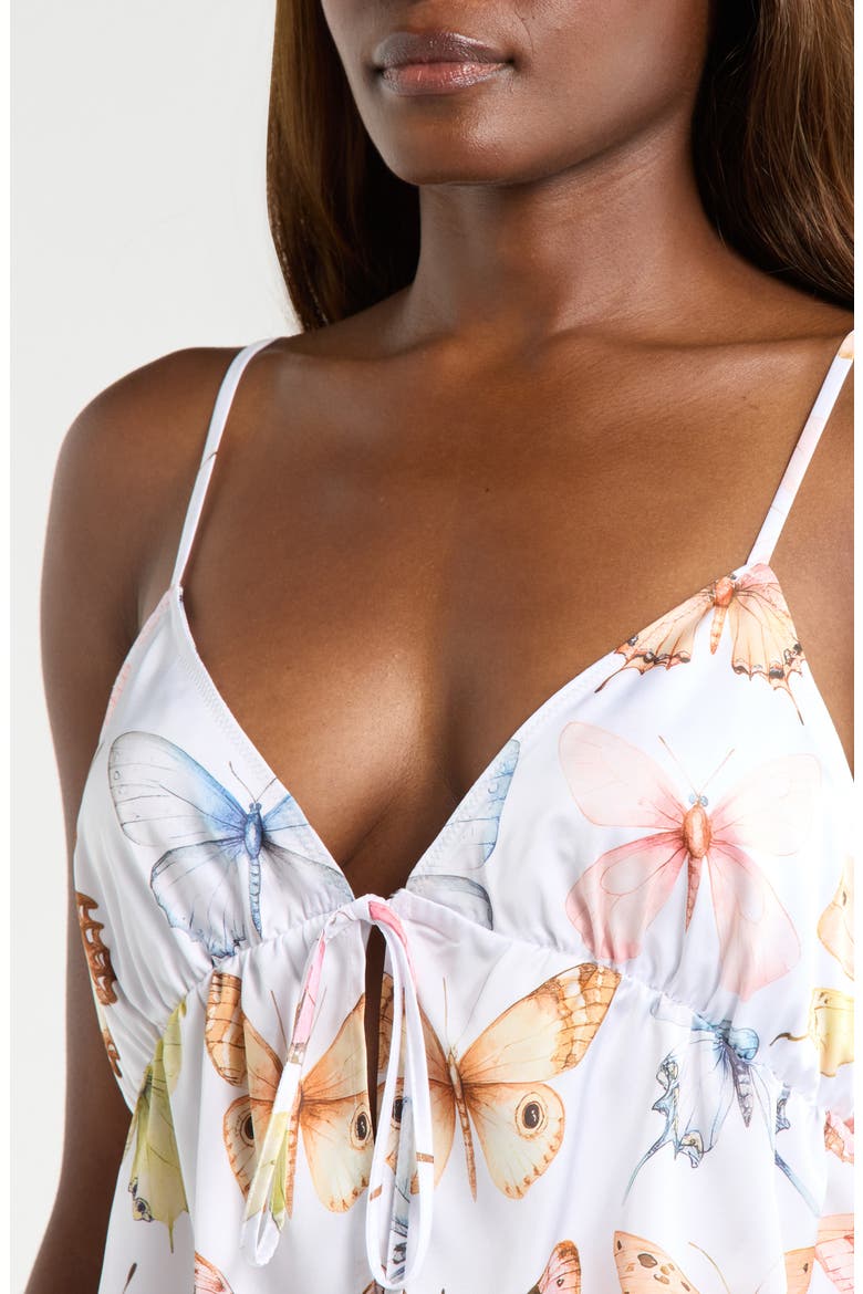 Print Camisole & Shorts Set, Alternate, color, PASTEL WINGS