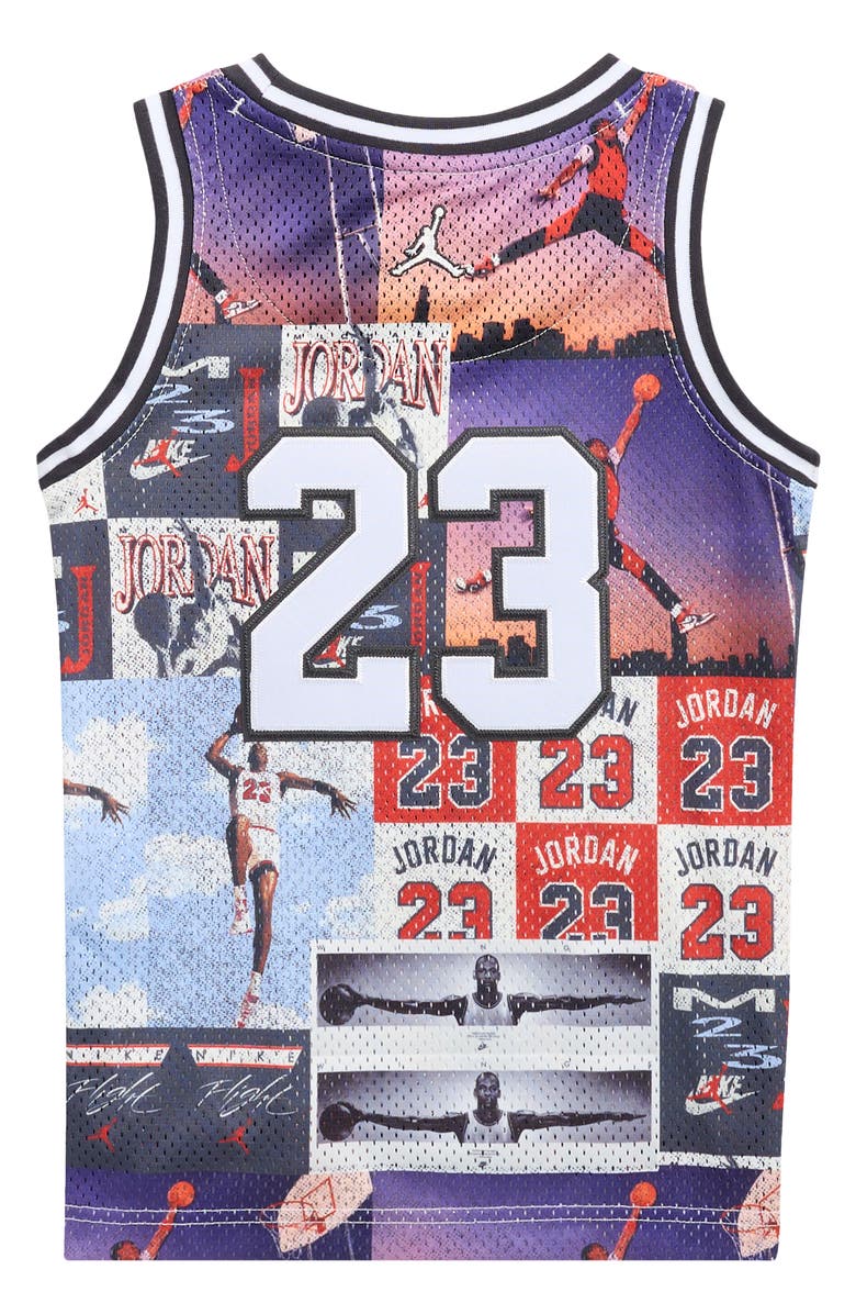 Jordan Kids' Jordan 23 Mesh Jersey, Alternate, color, Off Noir