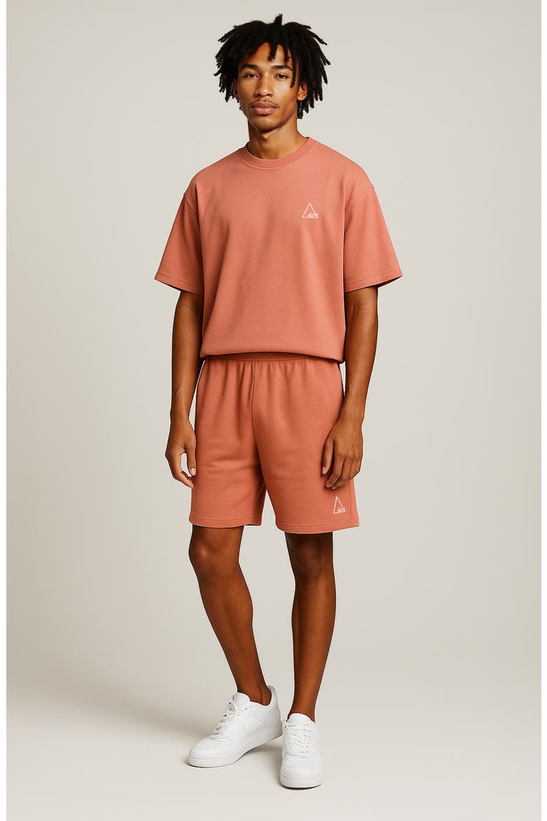 Short Sleeve Sweatshirt, Alternate, color, PINK