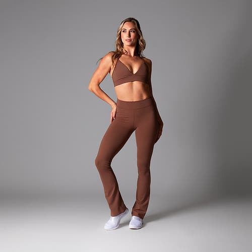 Tavi High Waisted Bootcut In Brown