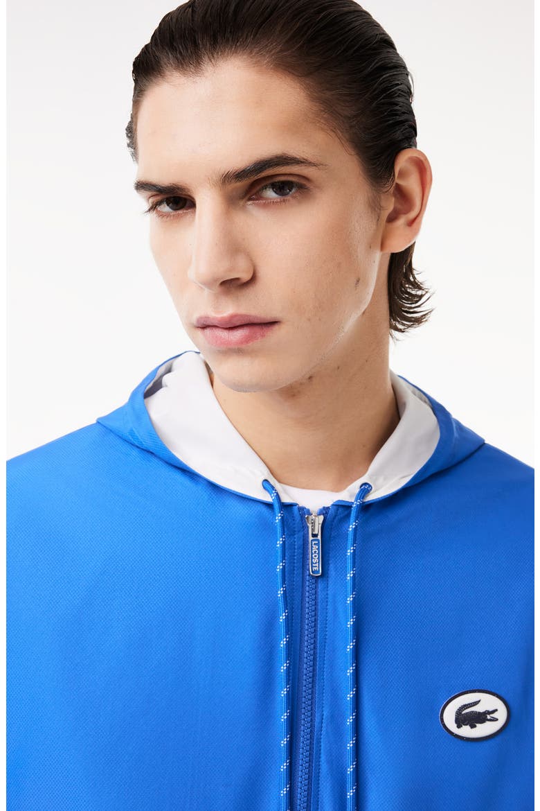 Water Repellent Colorblock Hooded Jacket, Alternate, color, ITV LADIGUE/ FARINE