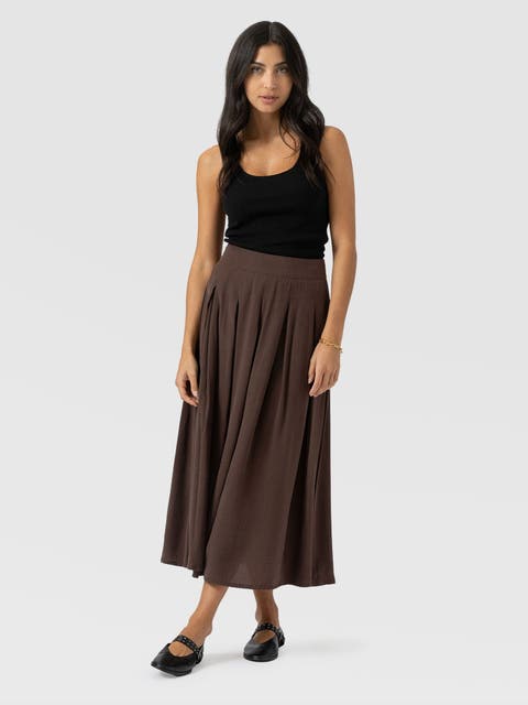 Eliza Pleated Skirt