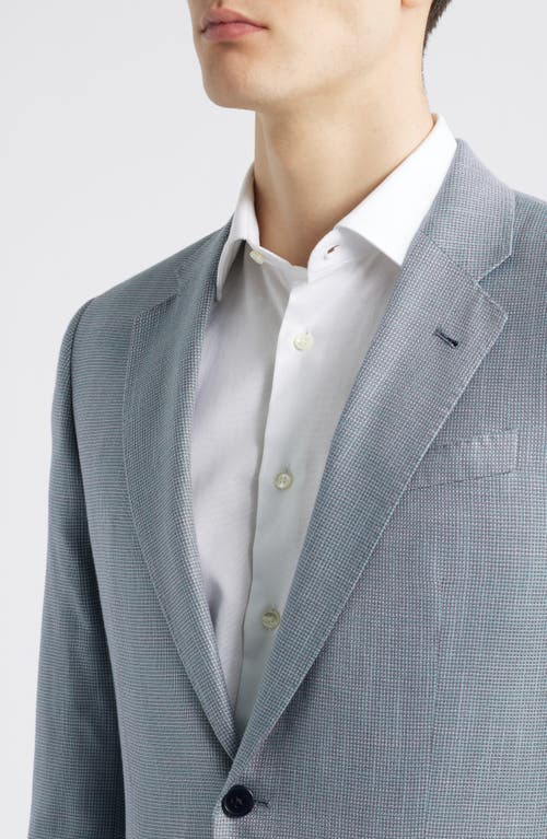 Emporio Armani Textured Viscose & Silk Sport Coat