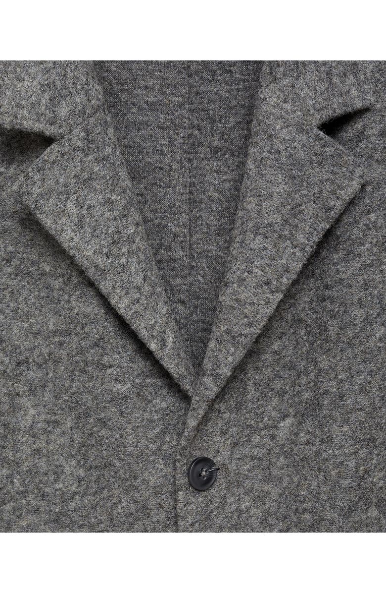 MANGO Flecked Knit Blazer, Alternate, color, 